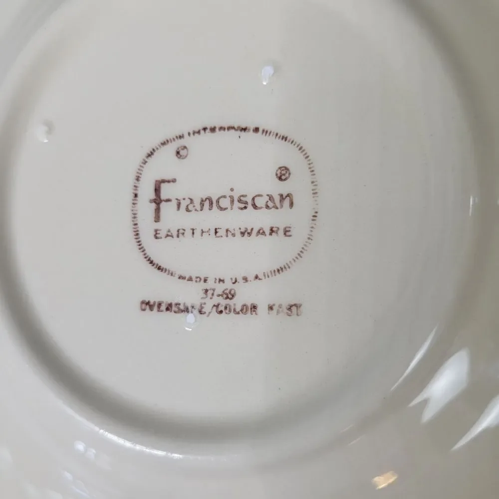 Franciscan Earthenware Desert Rose Ovensafe 7